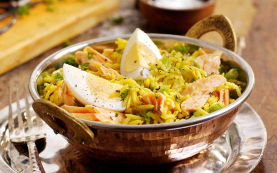 Kedgeree with Oak Roasted Salmon Recipe